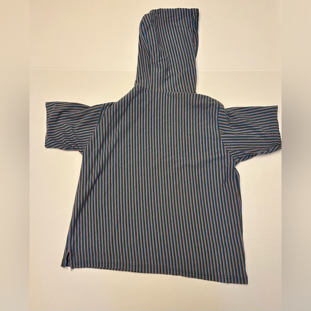 Guess Blue and White Striped Hoodie - Picture 6 of 13